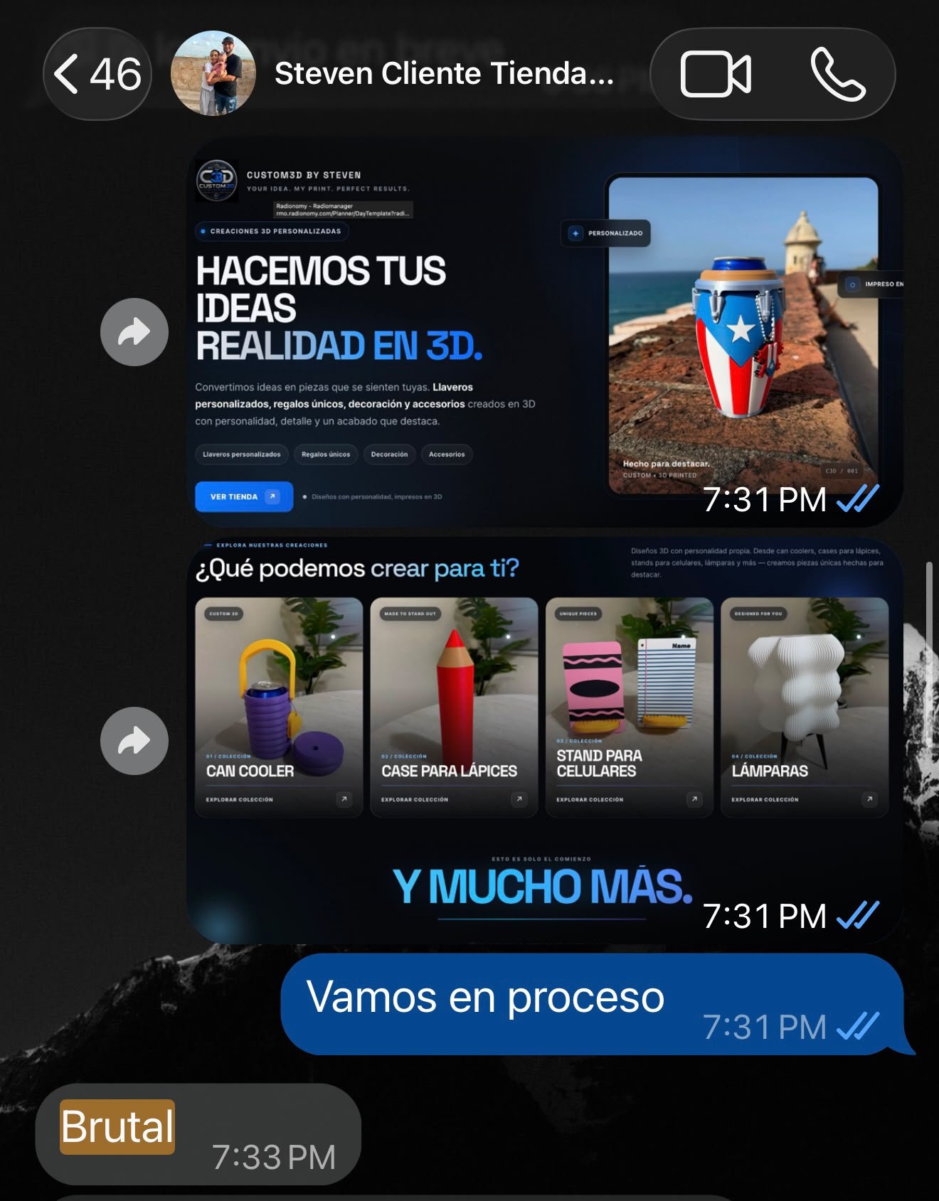 Testimonio de CUSTOM 3D BY STEVEN